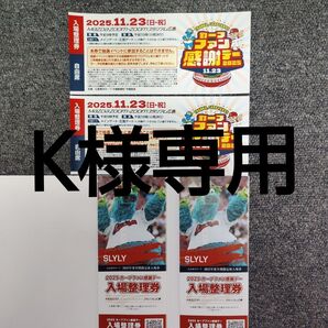 2025年 カープファン感謝デー 入場整理券 1枚