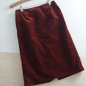  autumn winter free shipping * Journal Standard relume* midi height corduroy skirt S!