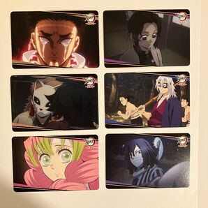 鬼滅の刃 柱稽古編 オリジナルカード 6枚セット