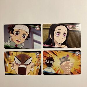 鬼滅の刃 柱稽古編 オリジナルカード 4枚セット