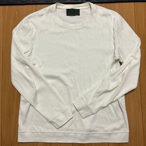 FORMAL JERSEY メンズ 長袖シャツ ホワイト ナノユニバース