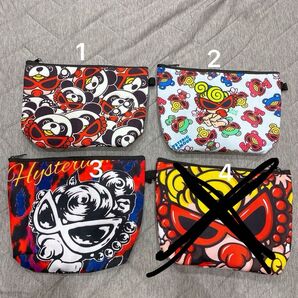 【10/7、新作、画像更新】HYSTERIC MINI ヒステリックミニ ヒスミニ 大 ポーチ 底マチ付き