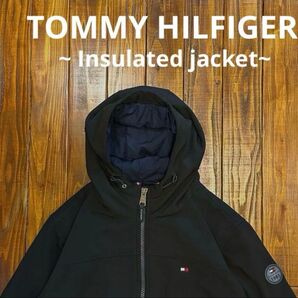 美品!!【TOMMY HILFIGER】トミーヒルフィガー フード付き中綿ジャケット