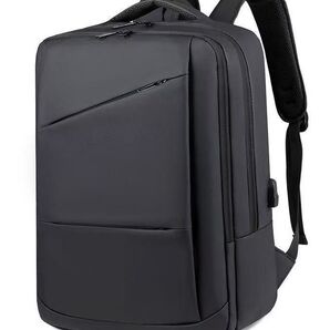 1803リュック ビジネスリュック バックパック 大容量 拡張 PCラップトップバック 仕事用USBポート付き 機内持ち込み