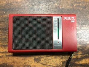 SONY/ Sony AM radio ICR-S1 red red 