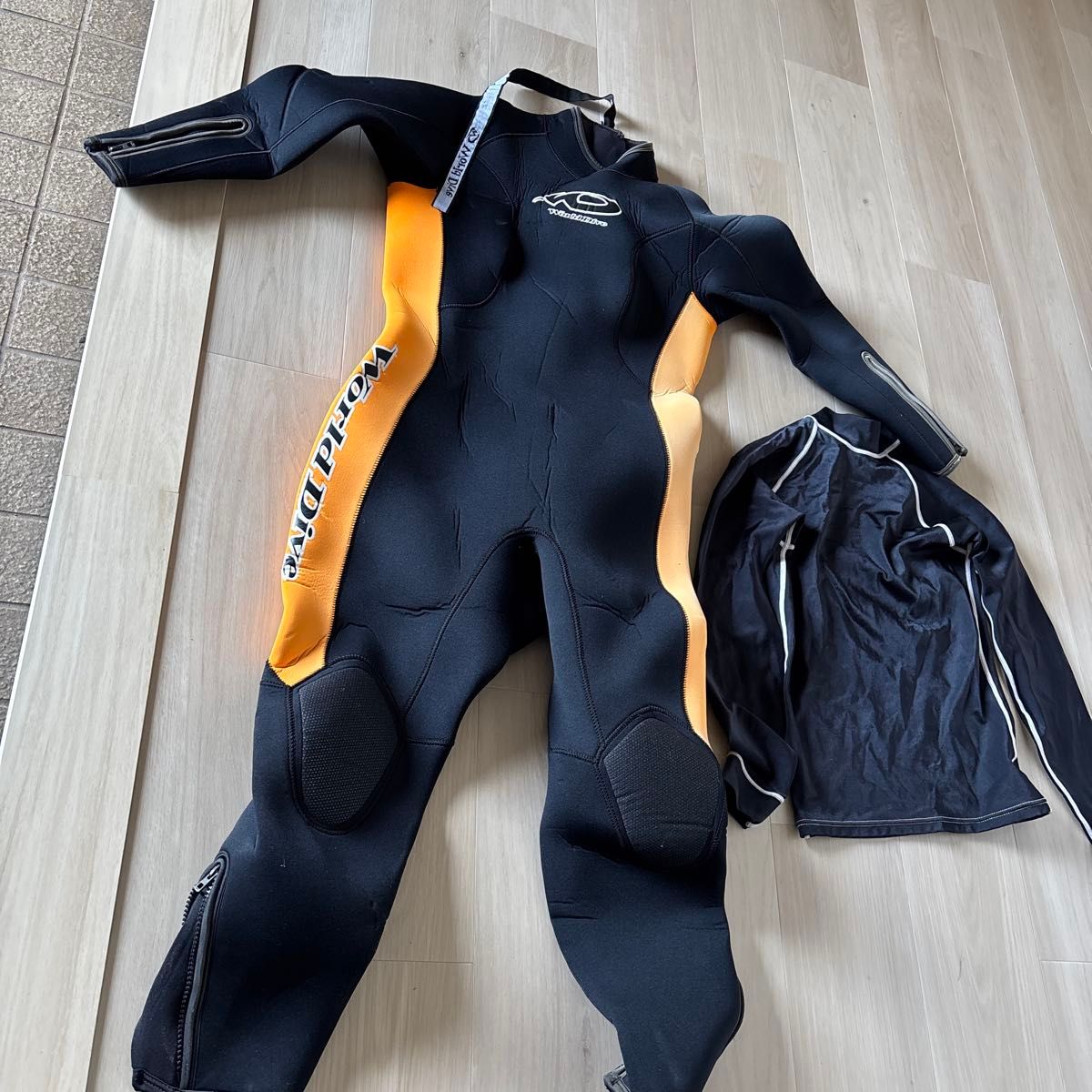 ALEEDA ウェットスーツ フルスーツ セミドライ ブラック ブルー｜Yahoo