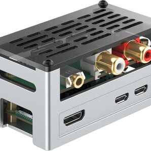 Raspberry Pi Zero用アルミニウムケース(ヒートシンク付き) DAC MINI/AMP PRO MINI対応