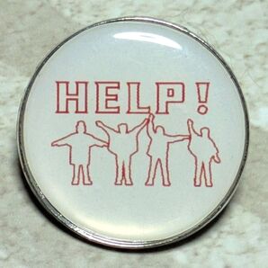 ビートルズ HELP! ピンバッジ バッジ Beatles