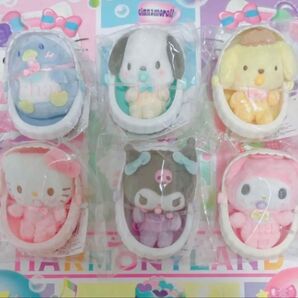 ゆりかごマスコット サンリオ マイメロ ポチャッコ 2点