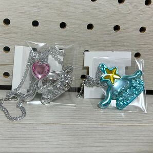 【匿名発送】新品未使用!いちご新聞50周年記念 きらきら輝くペンダント シナモン シルバー ブルー2点セットサンリオ シナモロール