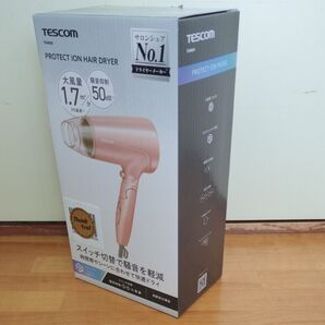 挨拶不要!!新品 TESCOM プロテクトイオンヘアドライヤー TD460A-P(ピンク)
