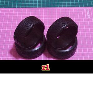 リアルトレッドパターン ③ ドリフト タイヤ 1台分 ラジコン ホイール YD-2 ドリパケ TT01 TT02 BT01