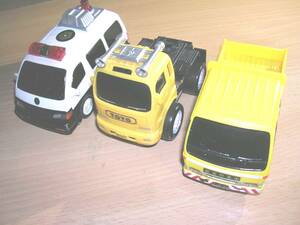  minicar 4 pcs ( scratch * dirt equipped ) plastic 