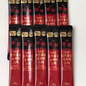 《お値引不可》【約1ヶ月分】6年根高麗紅参濃縮液スティック (10g×30包)