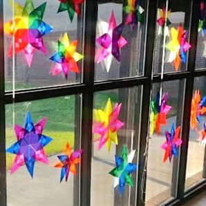 壁面・窓飾り 〜光アート・ビタミンバージョン②〜 折り紙