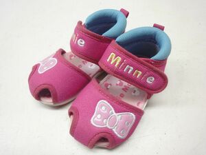  free shipping *Daimatu inc./ corporation large matsu#12.5cm#Minnie Mouse Minnie Mouse Disney Disney baby sandals # pink ##21126MK664_3