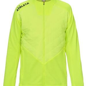 アスレタ グリッド起毛パディングTRジャケット(フラッシュイエロー) ATHLETA