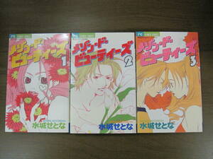72-00462 - メゾン・ド・ビューティーズ 1～3巻 全巻セット 完結 水城せとな (小学館) 送料無料 レンタル落ち 日焼け有 ゆうメール発送