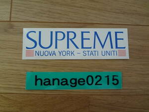 送料無料　SUPREME 20FW Nuova York Sticker ステッカー　2020FW　2020AW　20AW