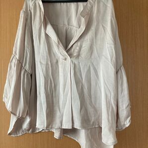 items URBAN RESEARCH Vネック長袖ブラウス ピンク