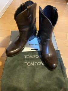 トムフォード TOM FORD ペコスブーツ UK7.5 新品未使用