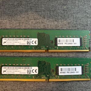 MTA16ATF2G64AZ-2G6E1 DDR4 16GB メモリ 2666MHz 2枚