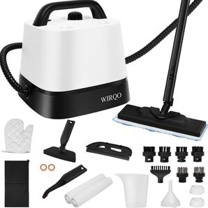 【スチームクリーナー】24個のアタッチメント付き 多目的スチームモップ 150℃