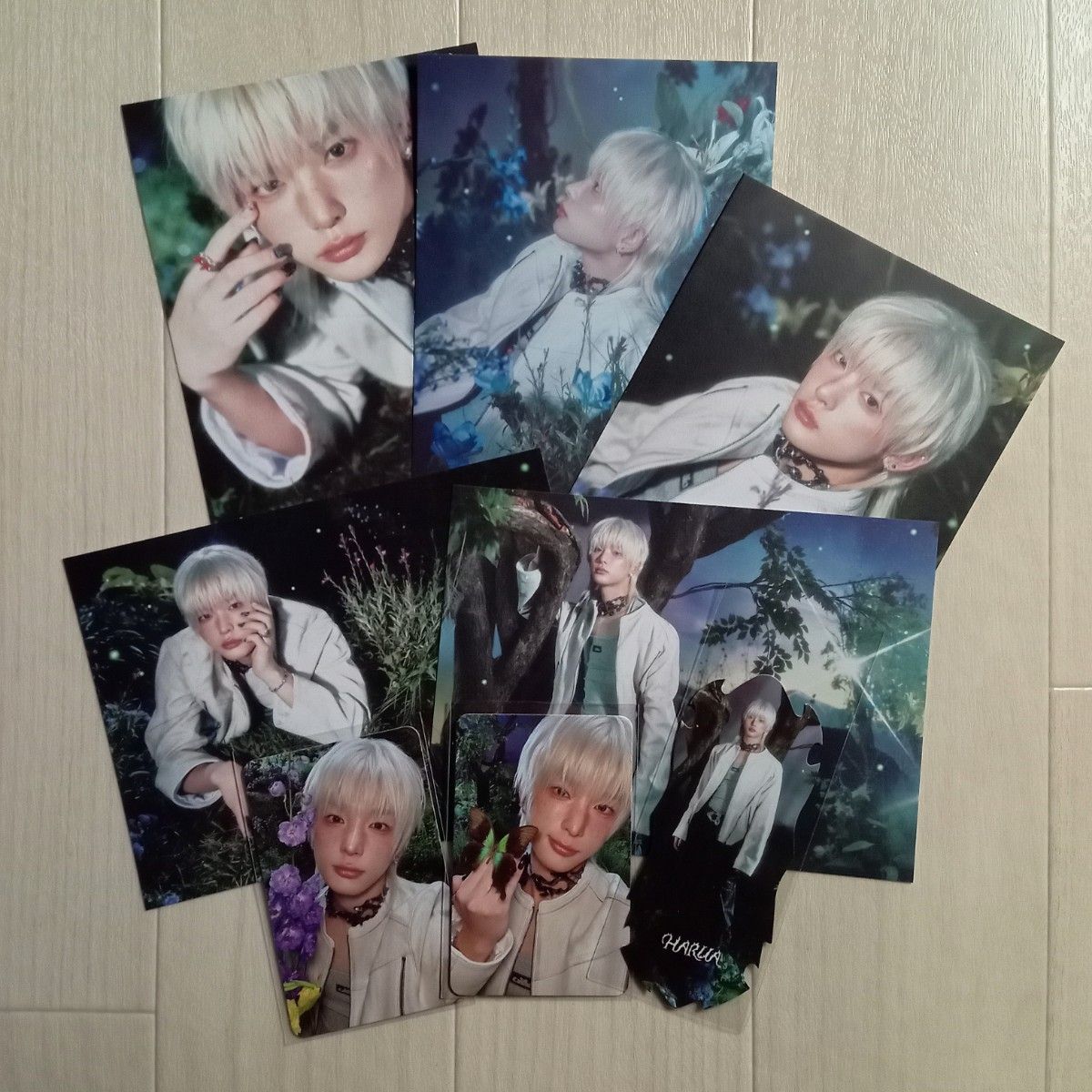 ＆TEAM Back to Life トレカ ポストカード ブックマーク HARUA ハルア