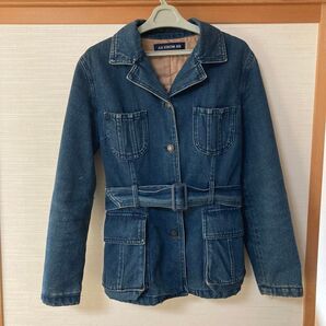 AS KNOW AS アズノゥアズ デニムジャケット ベルト付き