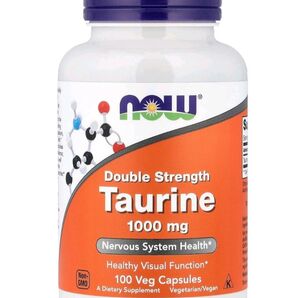 タウリン1000mg×100錠 100日分 Now Foods ナウフーズ