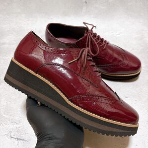 定価 ¥24,200 卑弥呼(HIMIKO) プラットフォームレースアップシューズ 23cm