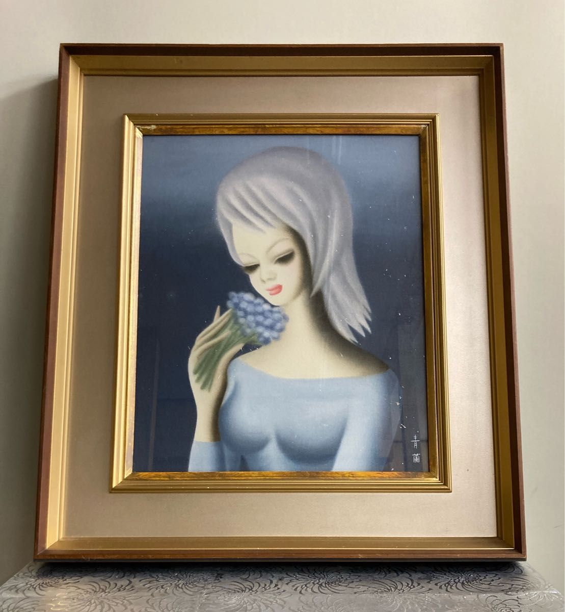 東郷青蘭 久下塚青蘭 絵画 F4号 東郷青児の弟子｜Yahoo!フリマ（旧