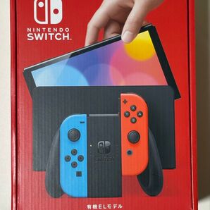 保証印有 Nintendo Switch 有機ELモデル ネオンレッド ネオンブルー 本体ニンテンドースイッチ