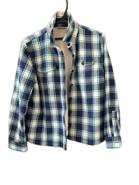 チェック柄 ネルシャツ 長袖シャツ 裏ボア 厚手 防寒 カジュアル