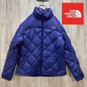 【海外限定】 ノースフェイス ダウンジャケット パープル レディース 85/M 155cm〜165cm