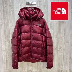 【海外限定】 ノースフェイス バーガンディ 700フィル マウンテンダウン レディース 90L 160cm〜170cm