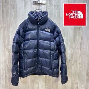 【海外限定】 ノースフェイス ネイビー マウンテンダウン 85/M 155cm〜165cm