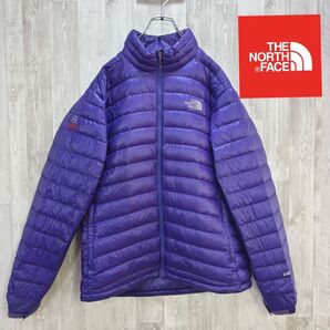 【海外限定】 ノースフェイス パープル インナーダウン レディース/XXL 170cm〜180cm 800FP