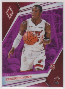 NBA KENDRICK NUNN 2019-20 PANINI Chronicles Phoenix Pink PRIZM BASKETBALL ROOKIE CARD HEAT REFRACTOR ケンドリック・ナン リフラクタ