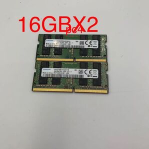 SNMSUNG 2RX8 PC4-2400T-SE1-11 16GB×1 2枚セット