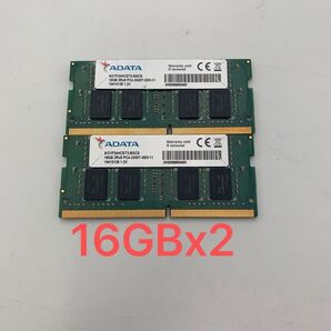 ADATA 2RX8 PC4-2400T-SE0-11 16GB×2