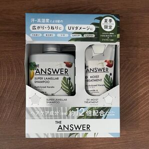 THE ANSWER ジアンサー シャンプー &トリートメント 限定 kao
