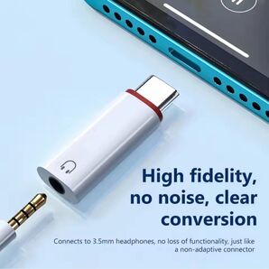USB Type-C to 3.5mmイヤホンジャック変換アダプター 高音質