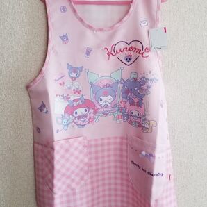 新品☆マイメロディ&クロミのエプロン♪サイズ M~L 保育士 サンリオキャラクター Sanrio