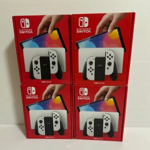 Nintendo Switch 有機EL ホワイト3台 ネオン1台 新品未開封 ニンテンドースイッチ ブルー レッド 4台