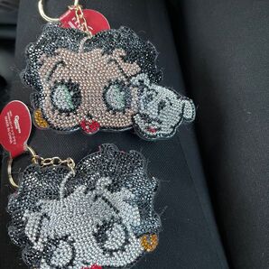 ベティ・ブープ Betty Boop ラインストーンキーホルダー