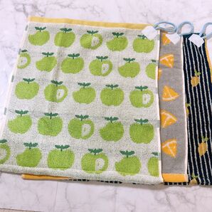 ループタオル ループ付きタオル ハンドメイド りんご