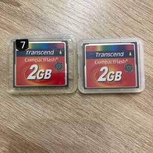 コンパクトフラッシュ Transcend 2つセット
