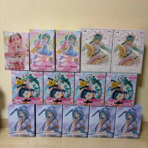 初音ミク AMP ぬーどるストッパー フィギュア 14個 まとめ売り