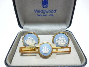 ウェッジウッド　Wedgwood　タイピン＆カフス　美品！！ 